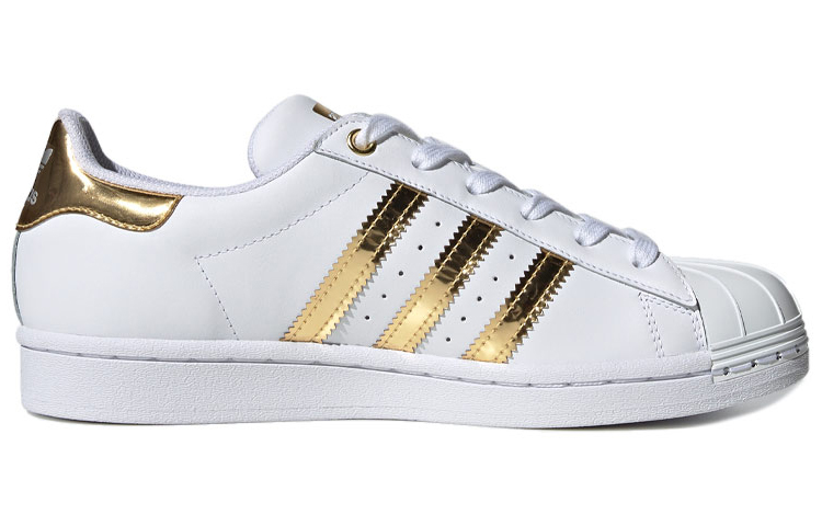 Женские кеды adidas Superstar Metal Toe (белый) — фото 2