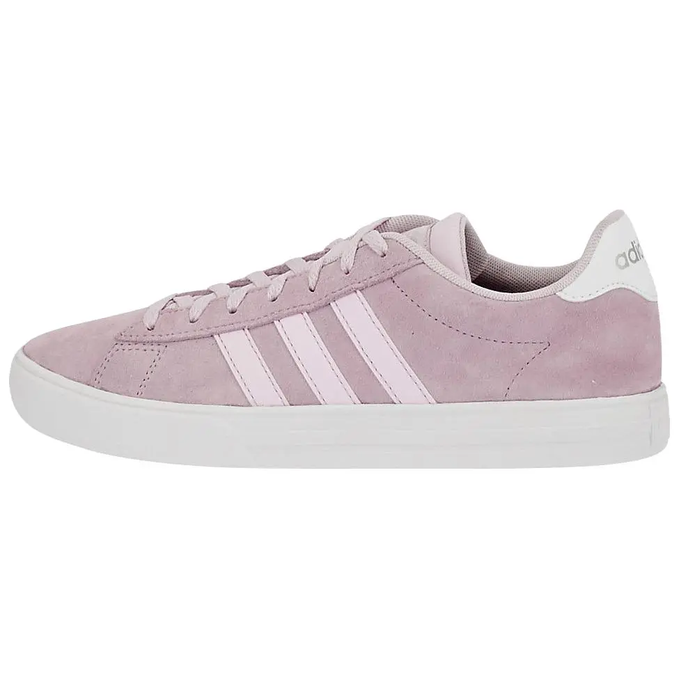 Adidas Slip Resistant Abrasion Resistant Low top Skateboard Shoes Women's Pink White