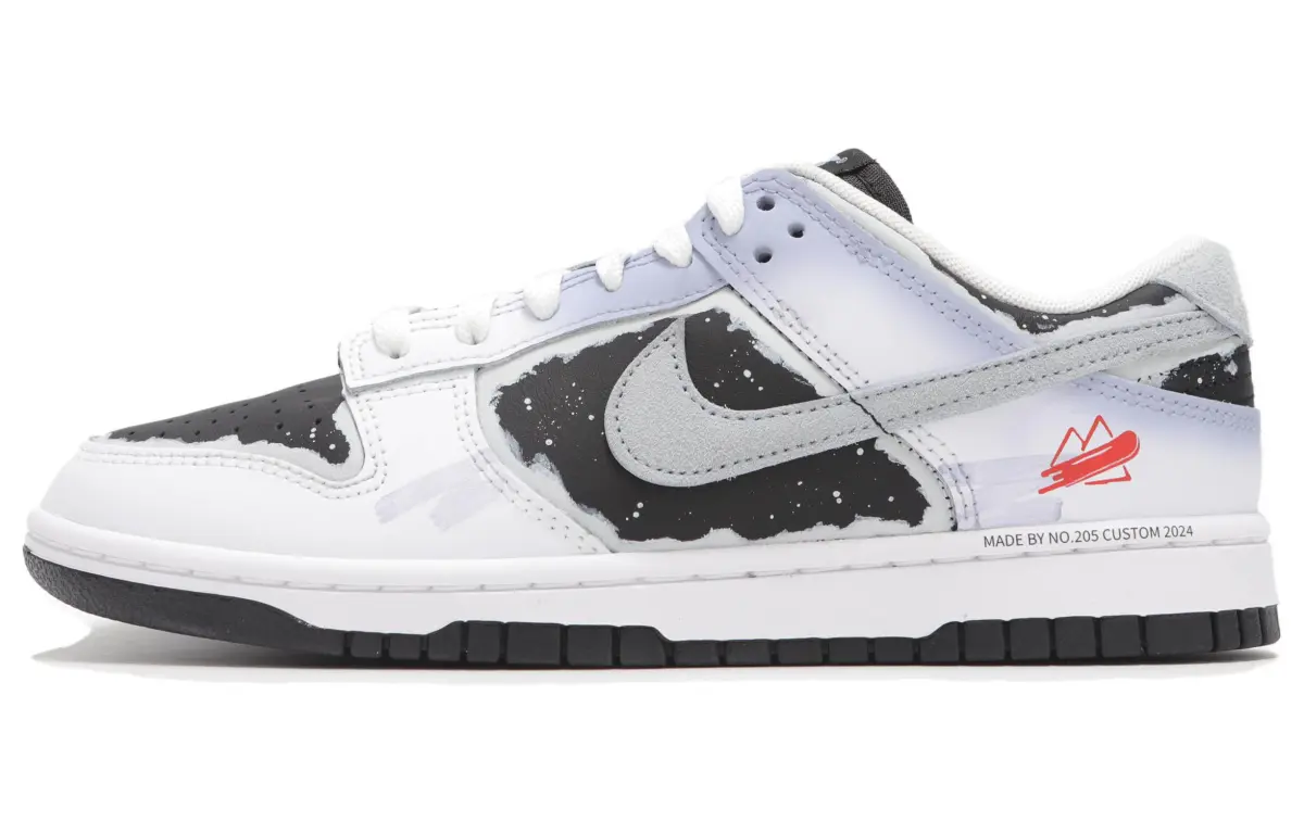 Nike Dunk Cushioning, Wear Resistant Low top Skateboard Shoes Men's White