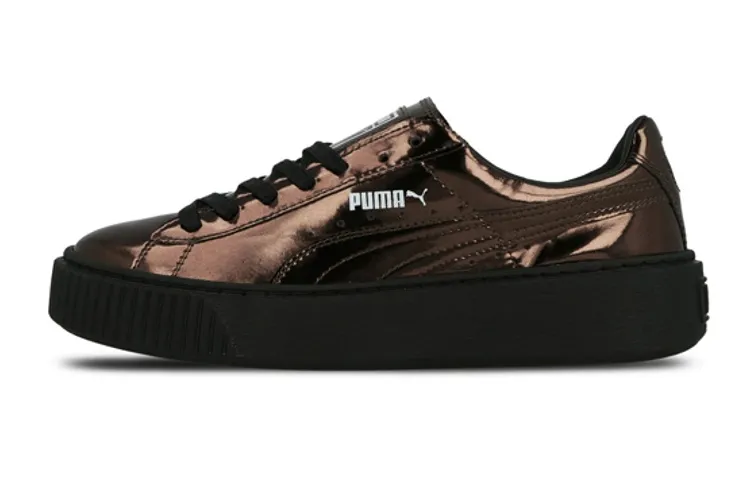 PUMA Basket Platform 'Metallic Bronze' Women's