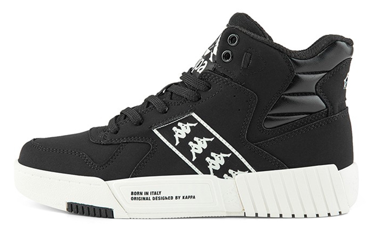Kappa BANDA Skateboard Shoes Unisex High Top Black