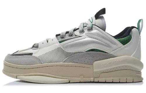 Li Ning Zen Textile, Synthetic Leather, Split Suede Slip Resistant, Abrasion Resistant, Lightweight Low top