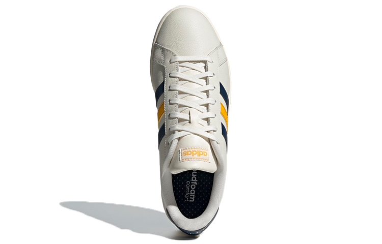 Кеды adidas neo GRAND COURT (белый / синий / желтый) — Белый / синий / жёлтый — фото 5
