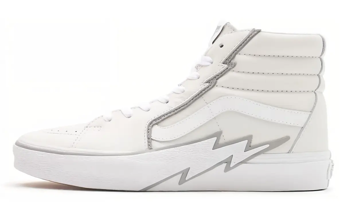 Sk8 Vans-Hi 'Bolt - White'
