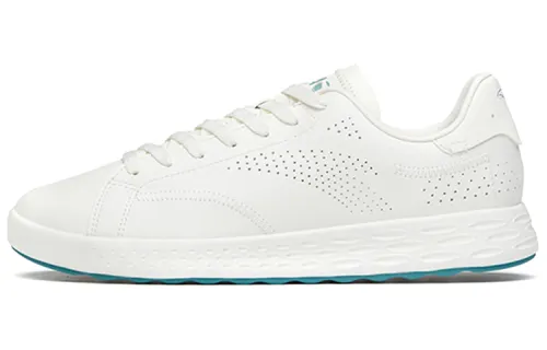 Anta Track Comfortable Breathable Low top Skateboard Shoes Men's Ivory White