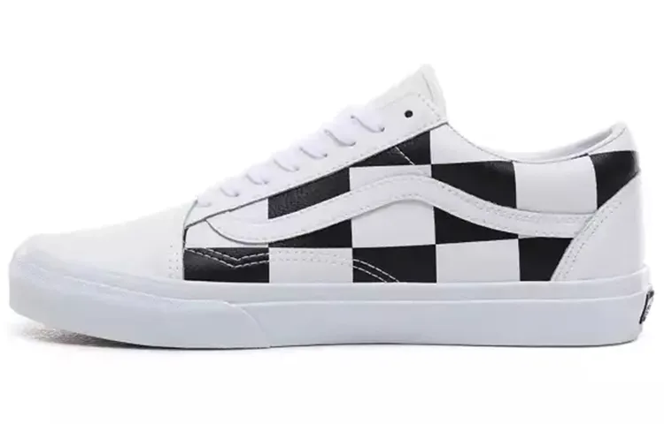 Old Skool Vans 'Leather Check'