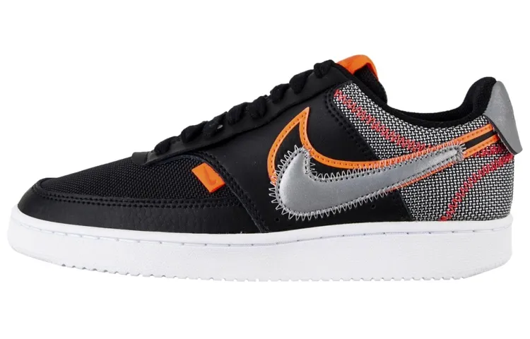 Nike Court Vision Low Premium 'Black Silver' Women's