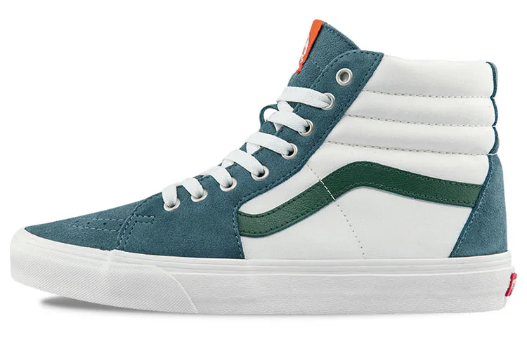 Vans SK8 HI Cozy Skateboarding Shoes Unisex White Green