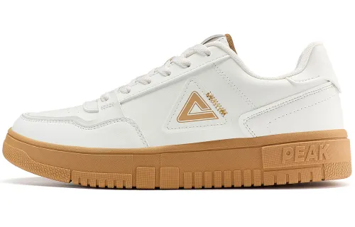 PEAK Air Force 1 Cushioning Coverage Lightweight Breathable Slip Resistant Skateboard Shoes Men's White