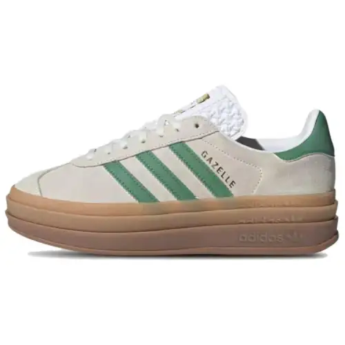 Adidas Gazelle Bold Off White Preloved Green Women's