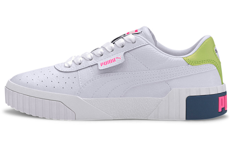 Женские кеды PUMA Cali (бело-зеленые)