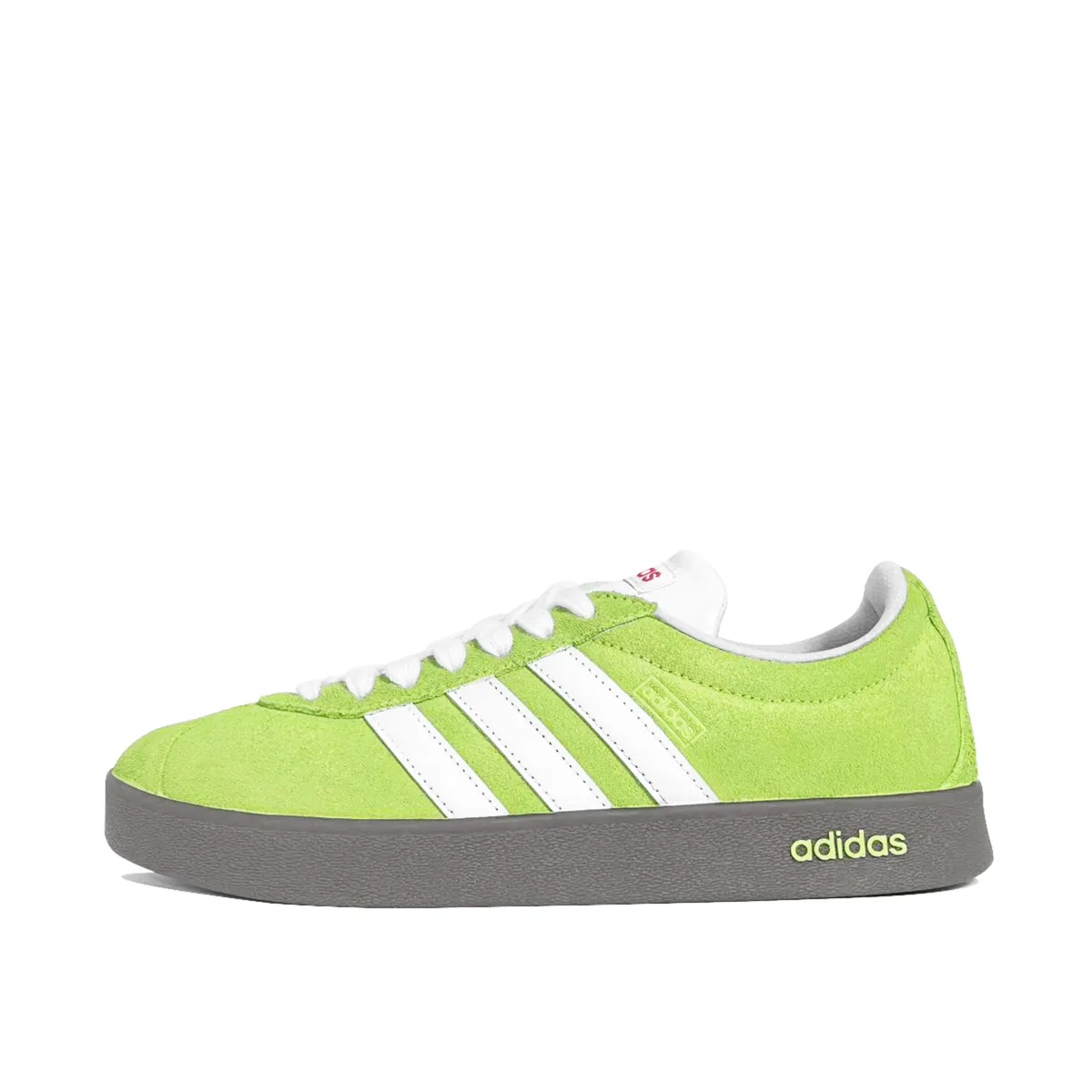 Adidas VL COURT 2.0 Green Rose Abrasion Resistant Abrasion Resistant Low top Skateboard Shoes Unisex Green White