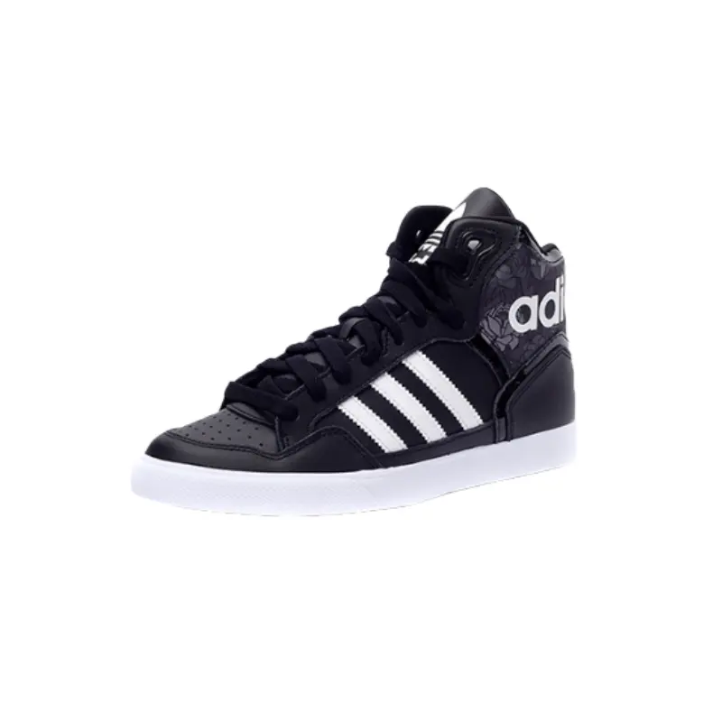 Adidas Originals EXTABALL Slip Resistant Abrasion Resistant High top Skateboard Shoes Women's Black