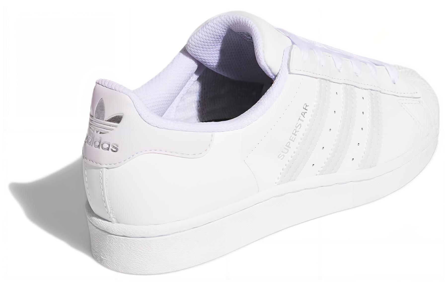 Женские кеды adidas originals SUPERSTAR (сиренево-белые) — фото 4