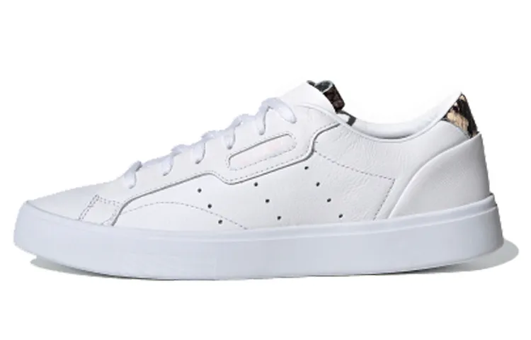 Adidas Originals Sleek Skate Shoes 'White Brown' Women's