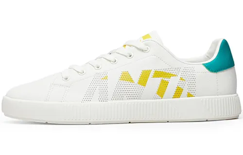 ANTA Life Collection Skateboard Shoes Men's Low Top Seaweed Green