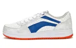 Li Ning Lightweight Balance Abrasion Resistant Low top Skateboard Shoes Men's Gray White Blue