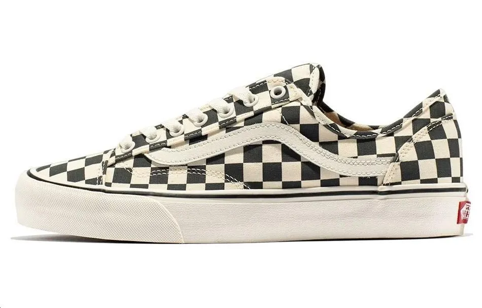 Vans Style 36 Decon VR3 SF Abrasion Resistant Low top Skateboard Shoes Unisex White Black