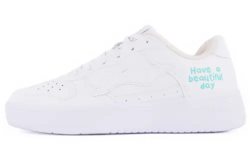 Li Ning Low top Skateboard Shoes Women's White Green