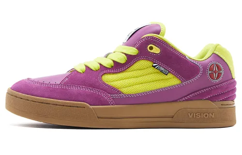 Vision Street Wear Savvy Puffy Shoes Cushioning Abrasion Resistant Support Low top Skateboard Shoes Unisex Joker Purple