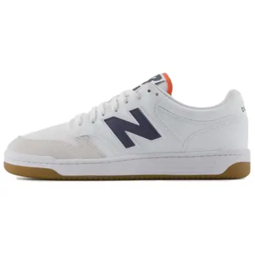 480 New Balance 'White Dark Arctic Grey Gulf Red'