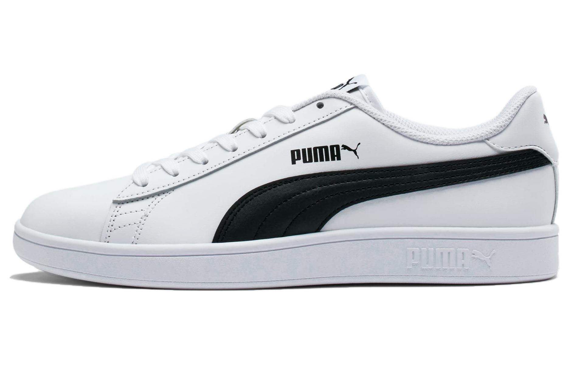 PUMA Кожаный удобный и простой низкий верх Puma Smash v2. панель обувь мужские и женские фасон унисекс черный белый