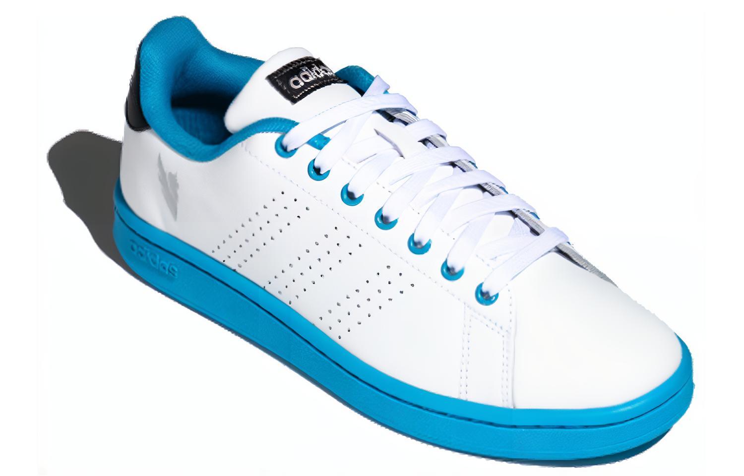 Мужские кеды adidas neo ADVANTAGE (бело-синий) — фото 2