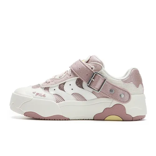FILA OMELETTE Valentine's Day Limited Edition Egg Shoes Abrasion Resistant Lightweight Breathable Height Increasing