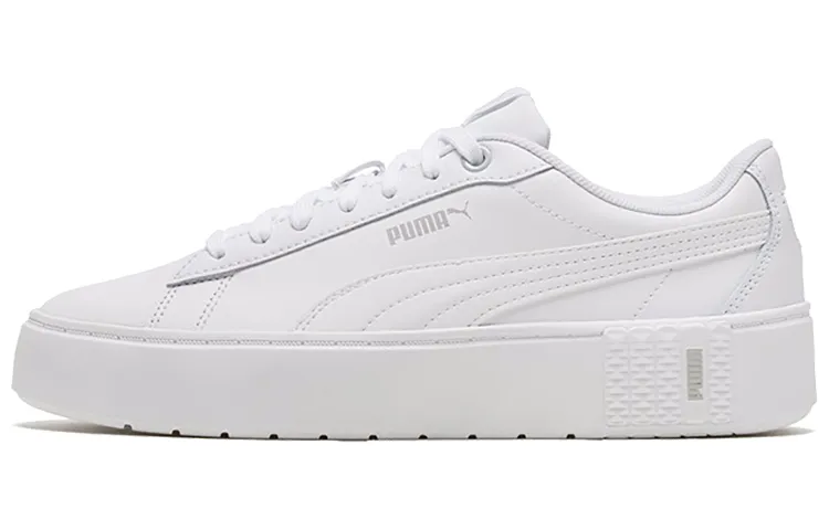 PUMA Smash Platform V2 'Triple White' Women's