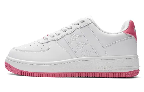 Kappa OG1 Back to Back Lightweight Low top Skateboard Shoes Women's White Pink