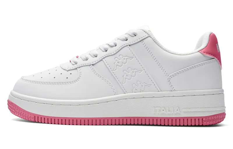 Kappa OG1 Back to Back Lightweight Low top Skateboard Shoes Women's White Pink