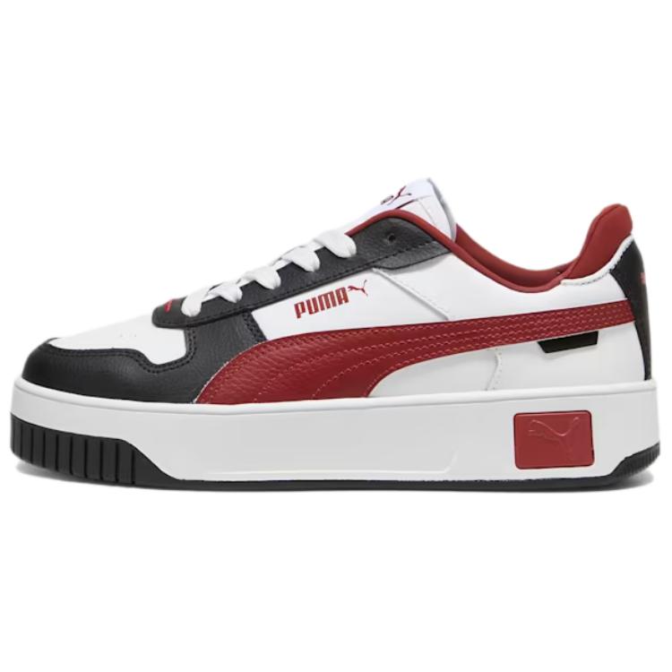 PUMA Carina Street Cushioning, Wear Resistant Low top Skateboard Shoes Women's Black White