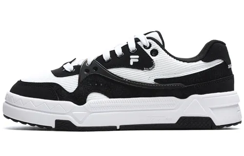 FILA FUSION Bank Skate Shoes 'Black White' Women's