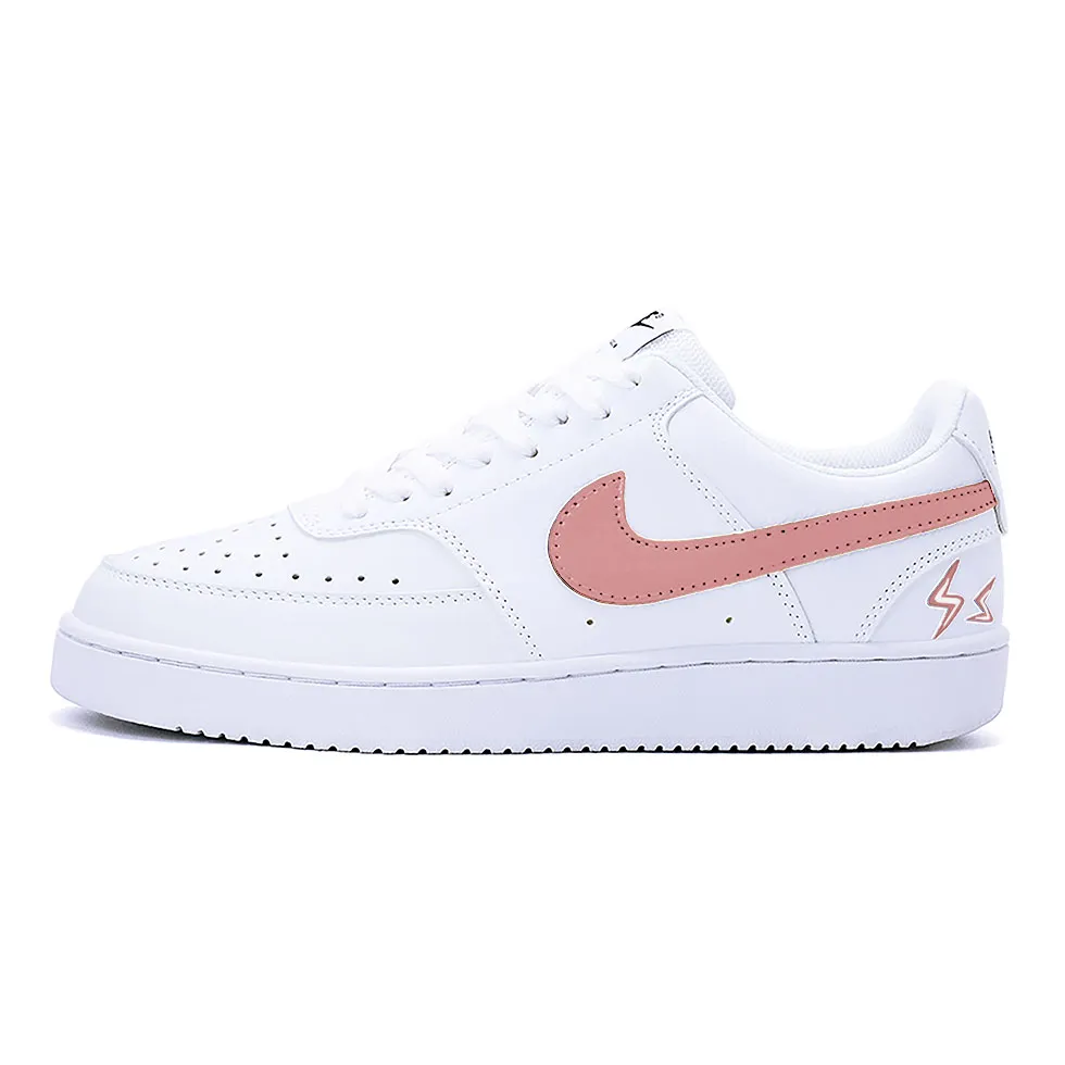Nike Court Vision 1 Moldy Coral Sea Slip Resistant Abrasion Resistant Slip Resistant Abrasion Resistant Low top