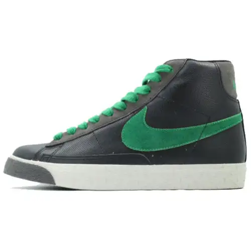 Nike Blazer Mid '09 Nd Black/Black Lucky Green Metallic Silver