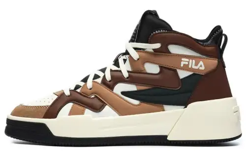 FILA Salto Fx Casual Mid top Skateboard Shoes Men's Brown