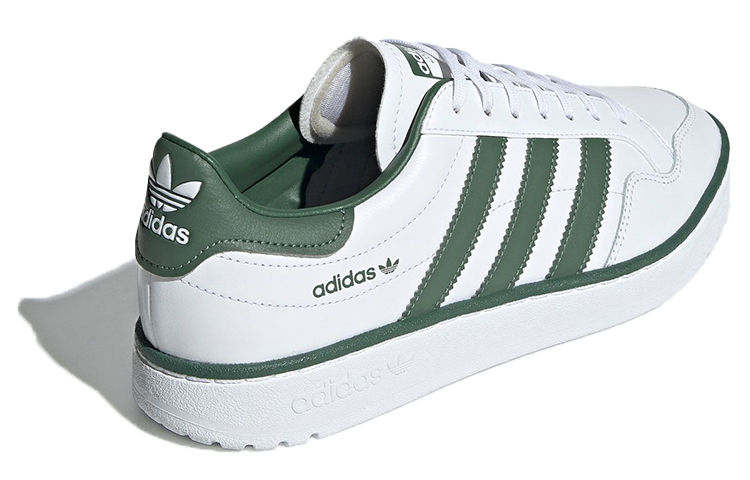 Кеды adidas originals Team Court (бело-зеленые) — фото 4