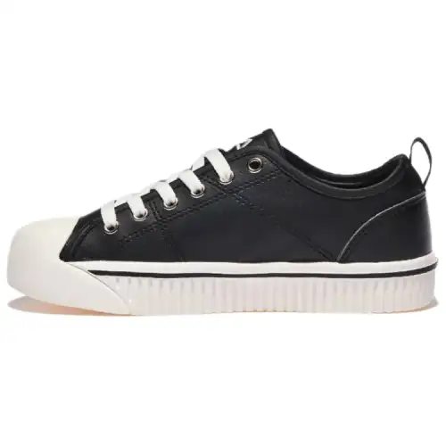 FILA Pillar Cushioning, Wear Resistant Low top Skateboard Shoes Unisex Black