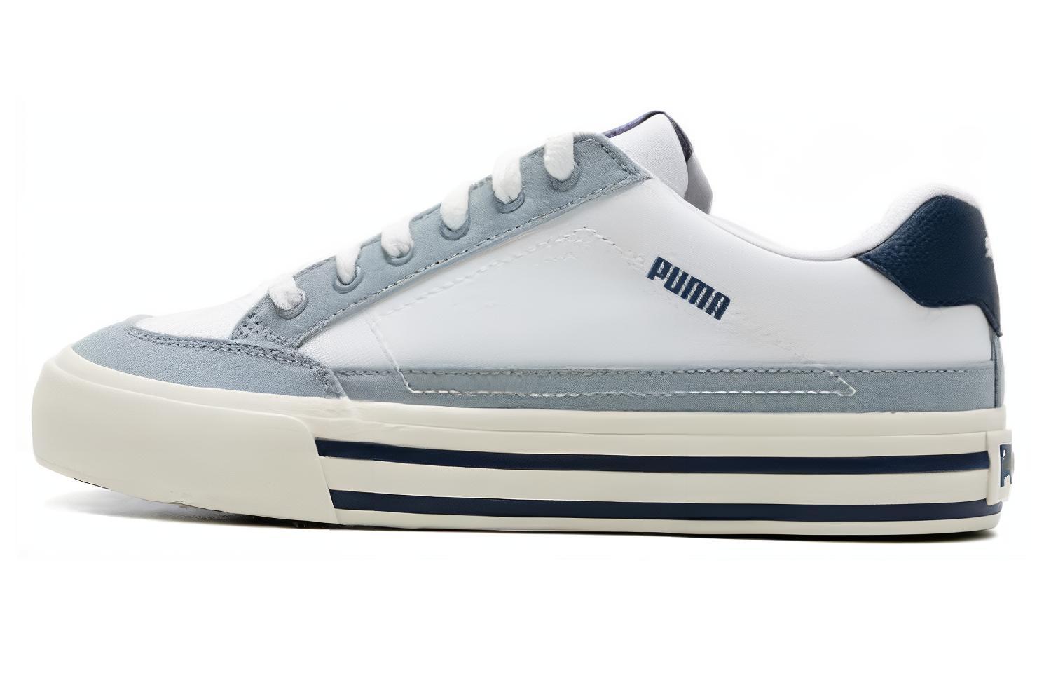 Кеды PUMA Court Classic Vulc (бело-синие)