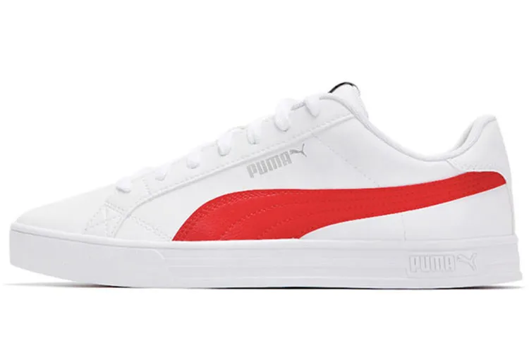 PUMA Smash Vulc V3 Lo 'White High Risk Red'