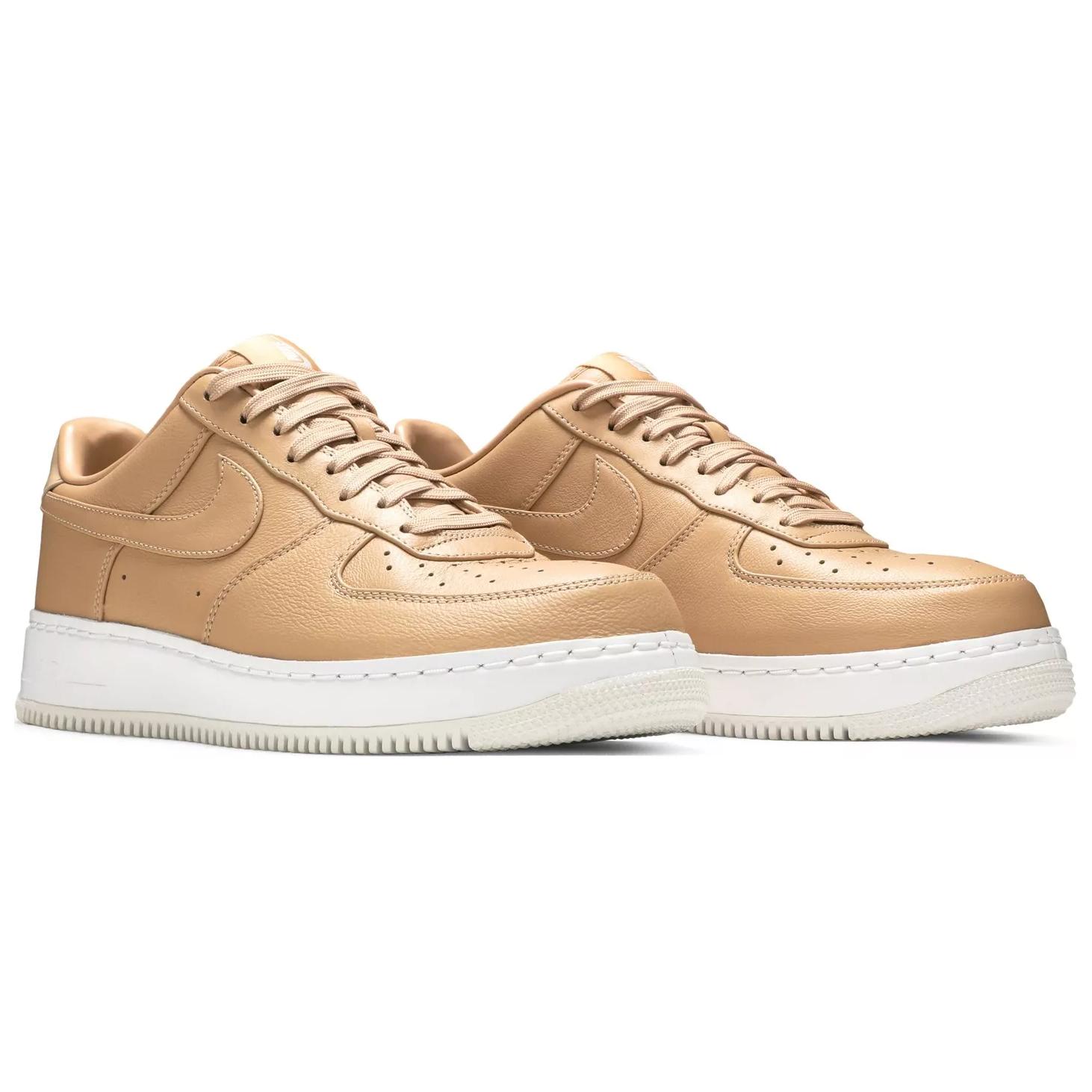 Кроссовки Nike Air Force 1 Vachetta Tan (светло-коричневые) — Коричневыйкоричневый / белый / коричневыйкоричневый — фото 3
