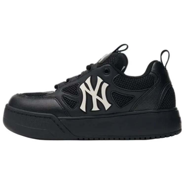 MLB Chunky Wide Low top Skateboard Shoes Unisex Black