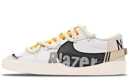 Nike Blazer Low top Skateboard Shoes Men's Gray Black White