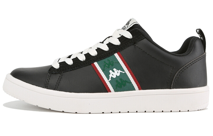 Kappa Skateboard Shoes Unisex Low Top Black