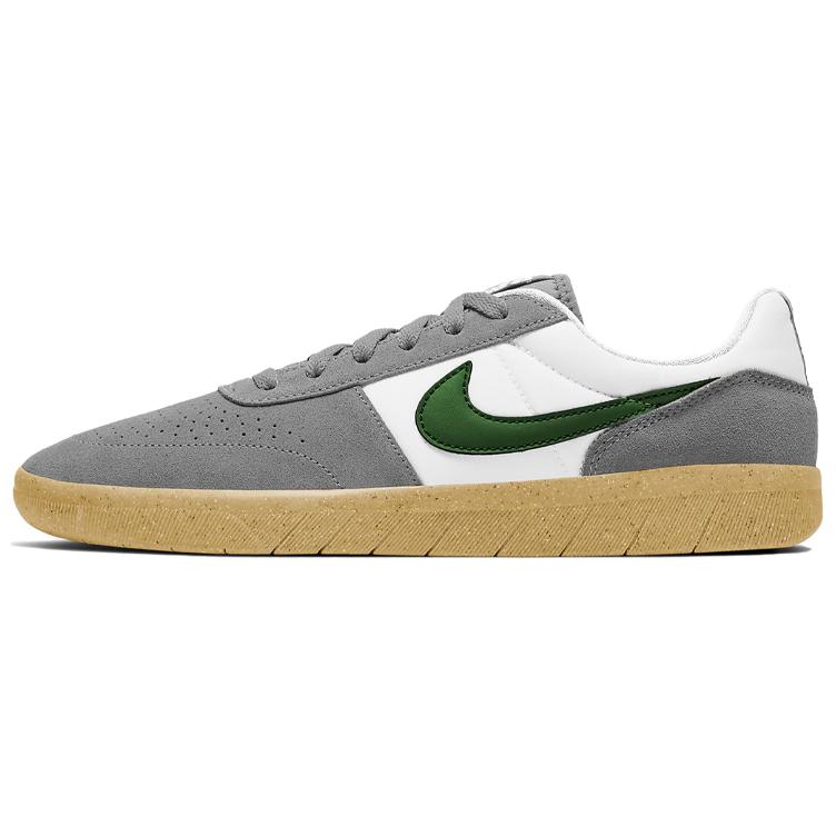 Кеды Nike SB Team Classic (серо-бело-зеленые)