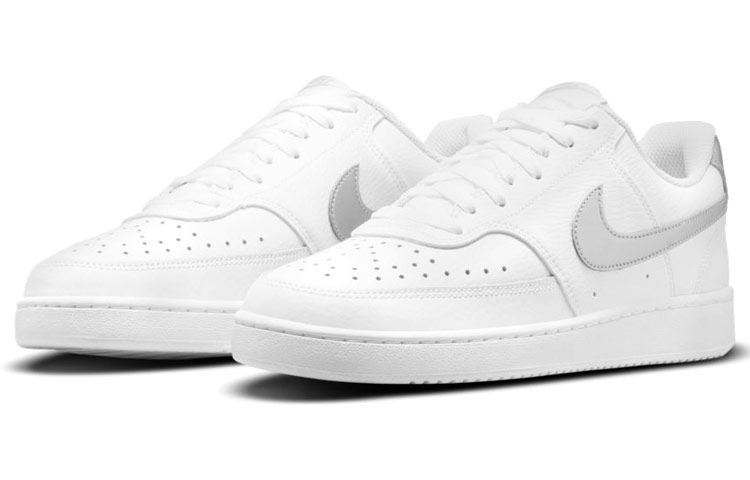 Женские кроссовки Nike Court Vision 1 Low (белый / серый) — фото 3