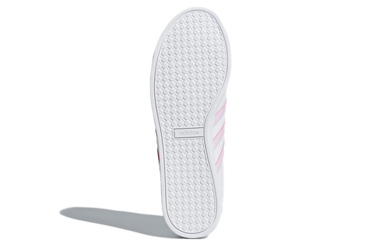 Женские кеды adidas neo Coneo Qt (бело-розовые) — Белый / розовый — фото 6