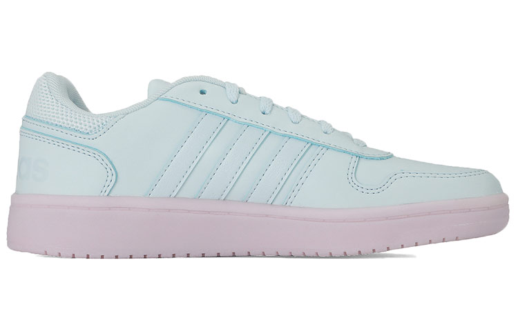 Женские кеды adidas neo Hoops 2.0 (белый / светло-синий) — фото 2