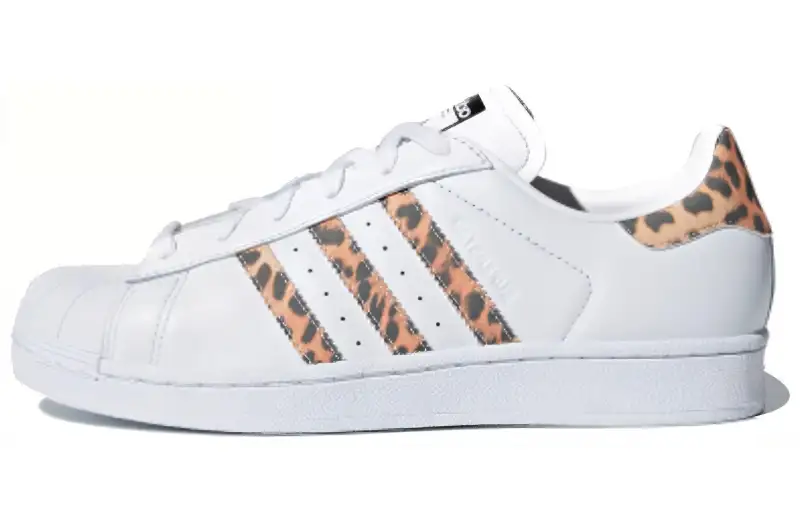 Superstar Wmns Adidas Originals 'White Leopard' Women's