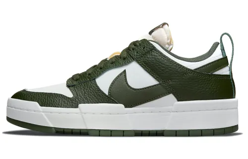 Nike Dunk Low Disrupt Dark Green White Women's